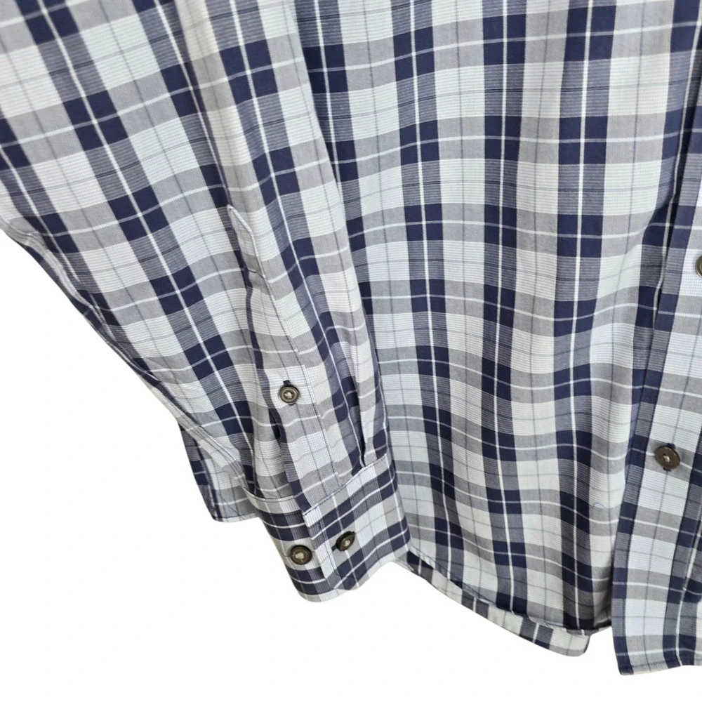 Banana Republic Dress Shirt Mens Medium 15-15.5 Button Blue Classic Non Iron‎